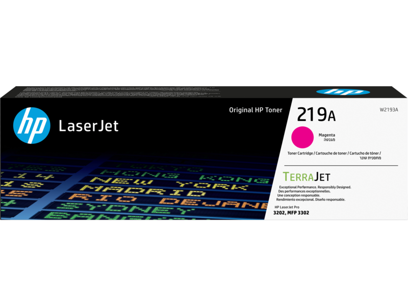 Toner Magenta HP Color LaserJet Pro 3202/MFP 3302 (219A)